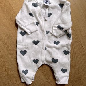 Petit bateau Terry one piece newborn size - worn once
